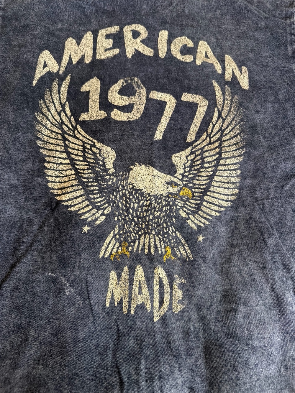 Vintage-Style American 1977 Eagle Graphic T-Shirt for women by Life Clothing Co - Picture 3 of 5